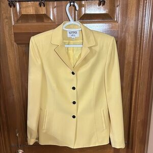 Kasper Women's Yellow Suit Jacket